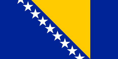 resize and download Bosnia and Herzegovina flag