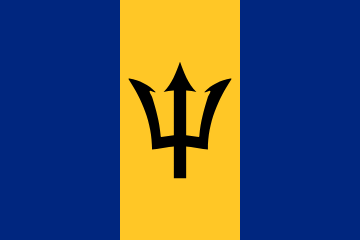 resize and download Barbados flag