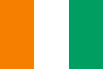 resize and download Côte d'Ivoire flag