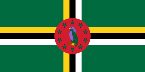 resize and download Dominica flag