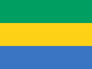 resize and download Gabon flag