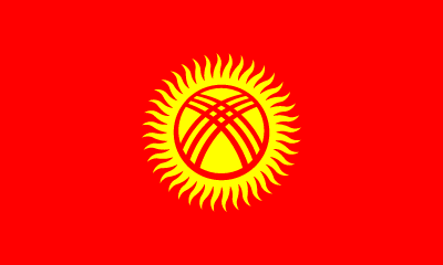 resize and download Kyrgyzstan flag