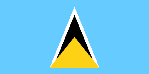 resize and download Saint Lucia flag