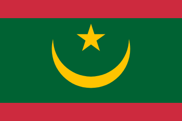 resize and download Mauritania flag
