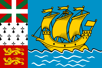 resize and download Saint Pierre and Miquelon flag