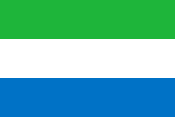 resize and download Sierra Leone flag