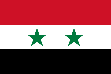 resize and download Syrian Arab Republic flag