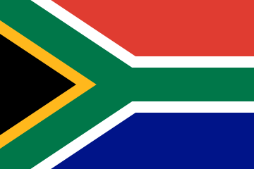 resize and download South Africa flag